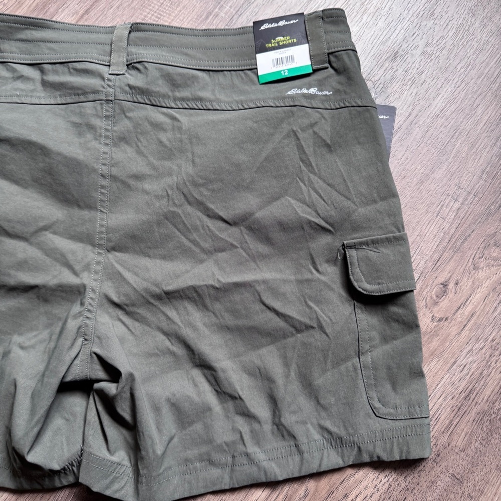 Eddie Bauer Summer Train Short - Olive Green - Size 12 *BRAND NEW* - Picture 11 of 12